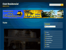 Tablet Screenshot of clubresidencial.com
